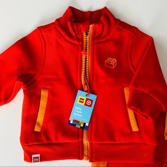 Lego | Jogger Track Jacket Embroidered Brick Set NWT 0-3 Months - Picture 3 of 8